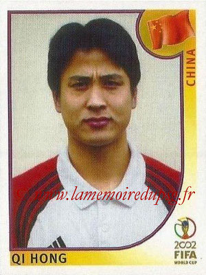 2002 - Panini FIFA World Cup Stickers - N° 214 - Qi HONG (Chine)