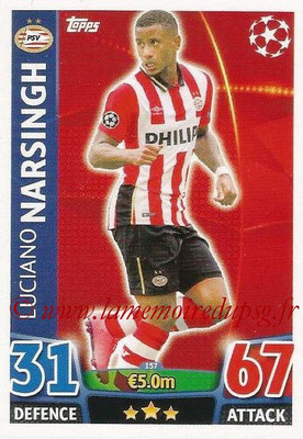 2015-16 - Topps UEFA Champions League Match Attax - N° 157 - Luciano NARSINGH (PSV Eindhoven)