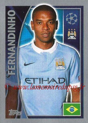 2015-16 - Topps UEFA Champions League Stickers - N° 258 - FERNANDINHO (Manchester City FC)