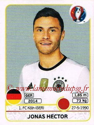 Panini Euro 2016 Stickers - N° 246 - Jonas HECTOR (Allemagne)