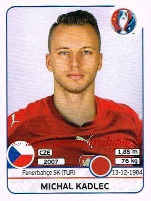 Panini Euro 2016 Stickers - N° 390 - Michal KADLEC (République Tchèque)