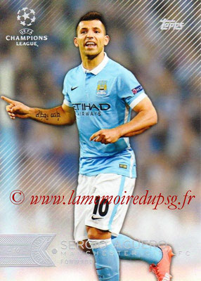 2015-16 - Topps UEFA Champions League Showcase Soccer - N° 093 - Sergio AGÜERO (Manchester City FC)