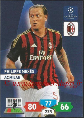 2013-14 - Adrenalyn XL champions League N° 182 - Philippe MEXES (AC Milan)