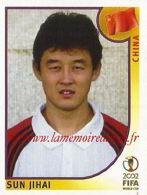 2002 - Panini FIFA World Cup Stickers - N° 208 - Sun JIHAI (Chine)