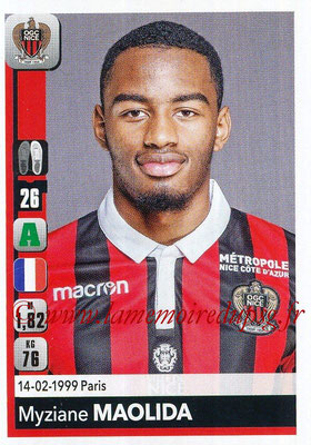 2018-19 - Panini Ligue 1 Stickers - N° 319 - Myziane MAOLIDA (Nice)