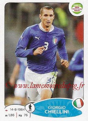 2014 - Panini Road to FIFA World Cup Brazil Stickers - N° 021 - Giorgio CHIELLINI (Italie)