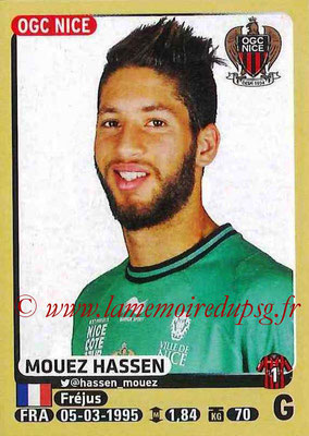 2015-16 - Panini Ligue 1 Stickers - N° 314 - Mouez HASSEN (OGC Nice)