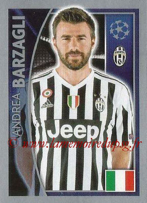 2015-16 - Topps UEFA Champions League Stickers - N° 239 - Andrea BARZAGLI (Juventus FC)