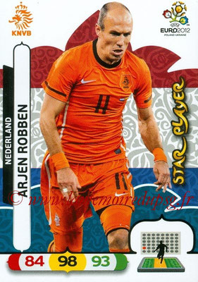 Panini Euro 2012 Cards Adrenalyn XL - N° 146 - Arjen ROBBEN (Pays-Bas) (Star Player)