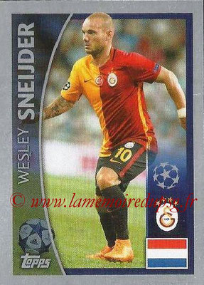 2015-16 - Topps UEFA Champions League Stickers - N° 157 - Wesley SNEIJDER (Galatasaray AS)