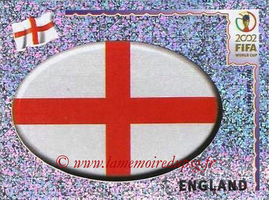 2002 - Panini FIFA World Cup Stickers - N° 422 - Logo Angleterre