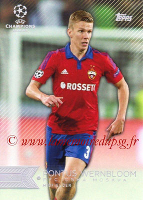 2015-16 - Topps UEFA Champions League Showcase Soccer - N° 047 - Pontus WERNBLOOM (CSKA Moscou)