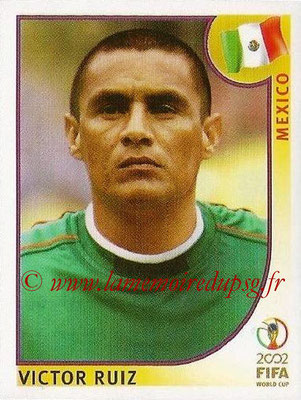 2002 - Panini FIFA World Cup Stickers - N° 503 - Victor RUIZ (Mexique)