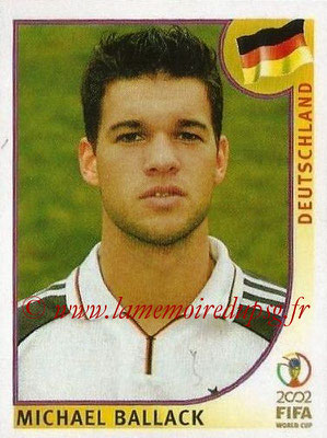 2002 - Panini FIFA World Cup Stickers - N° 321 - Michael BALLACK (Allemagne)