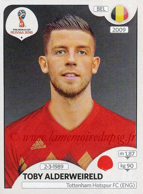 2018 - Panini FIFA World Cup Russia Stickers - N° 515 - Toby ALDERWEIRELD (Belgique)