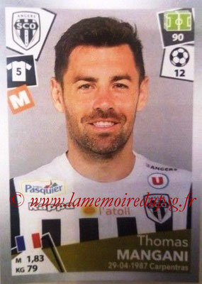 2017-18 - Panini Ligue 1 Stickers - N° 037 - Thomas MANGANI (Angers)