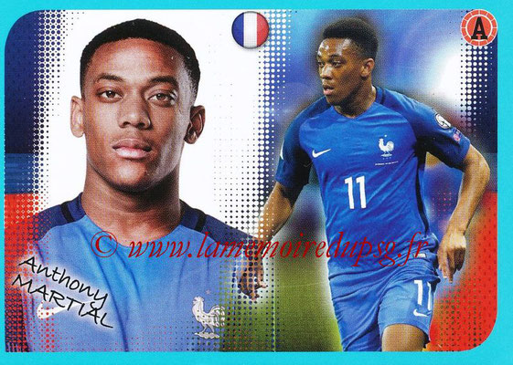 2016-17 - Panini Ligue 1 Stickers - N° P20 - Anthony MARTIAL (Poster Equipe de France)