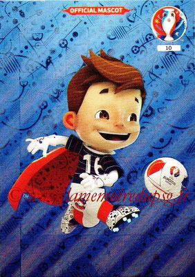 Panini Euro 2016 Cards - N° 010 - Mascotte UEFA Euro 2016