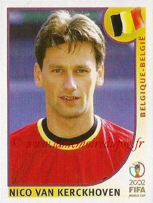 2002 - Panini FIFA World Cup Stickers - N° 557 - Nico VAN KERCKHOVEN (Belgique)