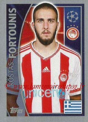 2015-16 - Topps UEFA Champions League Stickers - N° 416 - Kostas FORTOUNIS(Olympiacos FC)