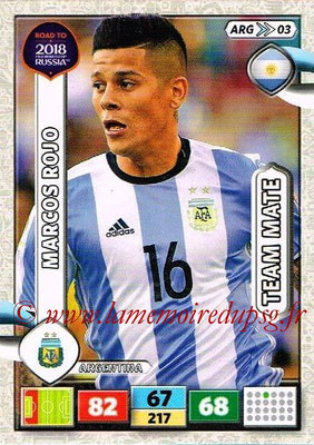 2018 - Panini Road to FIFA World Cup Russia Adrenalyn XL - N° ARG03 - Marcos ROJOS (Argentine)
