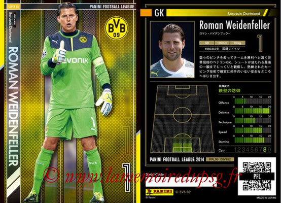 Panini Football League 2014 - PFL06 - N° 159 - Roman WEIDENFELLER (Borussia Dortmund) (Super GK)