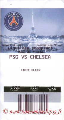 Tickets PSG-Chelsea  2014-15
