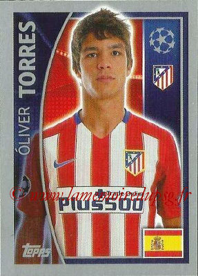 2015-16 - Topps UEFA Champions League Stickers - N° 185 - Oliver TORRES (Club Atlético de Madrid)