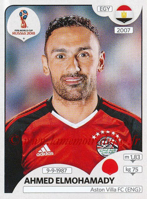 2018 - Panini FIFA World Cup Russia Stickers - N° 076 - Ahmed ELMOHAMADY (Egypte)