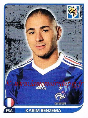 2010 - Panini FIFA World Cup South Africa Stickers - N° 104 - Karim BENZEMA (France)