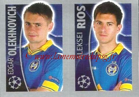 2015-16 - Topps UEFA Champions League Stickers - N° 364 - Edgar OLEKHNOVICH + Aleksei RIOS (FC Bate Borisov)