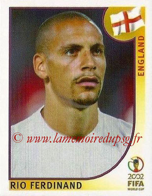 2002 - Panini FIFA World Cup Stickers - N° 427 - Rio FERDINAND (Angleterre)