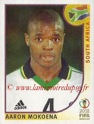 2002 - Panini FIFA World Cup Stickers - N° 158 - Aaron MOKOENA (Afrique du Sud)