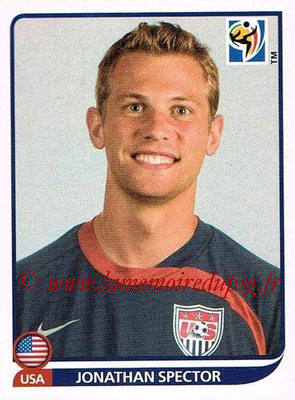 2010 - Panini FIFA World Cup South Africa Stickers - N° 208 - Jonathan SPECTOR (États Unis)