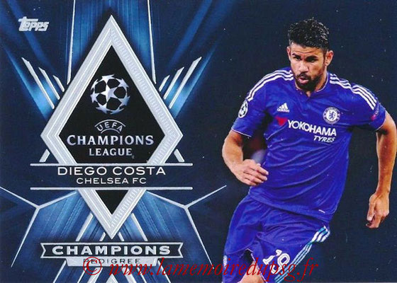 2015-16 - Topps UEFA Champions League Showcase Soccer - N° CP-DC - Diego COSTA (Chelsea FC) (Champions Pedigree)