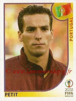 2002 - Panini FIFA World Cup Stickers - N° 303 - PETIT (Portugal)