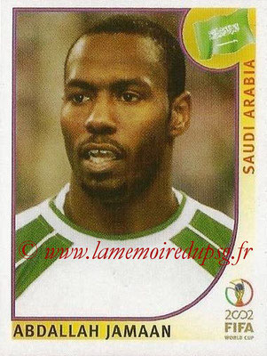 2002 - Panini FIFA World Cup Stickers - N° 347 - Abdallah JAMAAN (Arabie Saoudite)