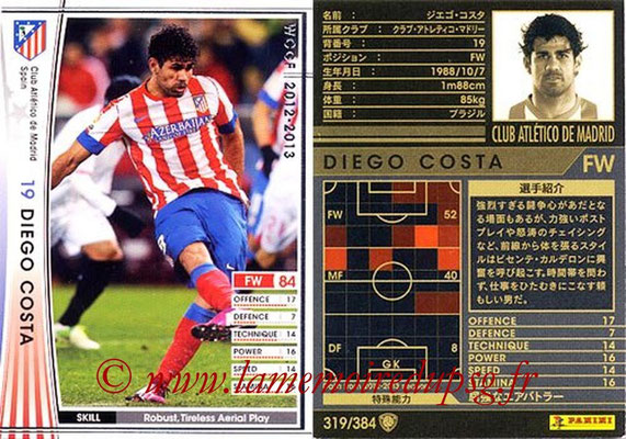 2012-13 - WCCF - N° 319 - Diego COSTA (Atletico  Madrid)