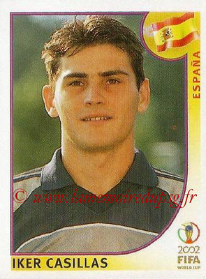 2002 - Panini FIFA World Cup Stickers - N° 114 - Iker CASILLAS (Espagne)