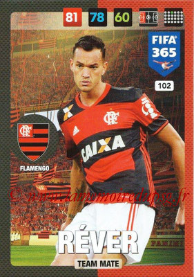 2016-17 - Panini Adrenalyn XL FIFA 365 - N° 102 - REVER (Flamengo)