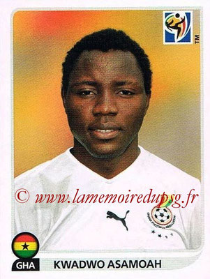2010 - Panini FIFA World Cup South Africa Stickers - N° 328 - Kwadwo ASAMOAH (Ghana)
