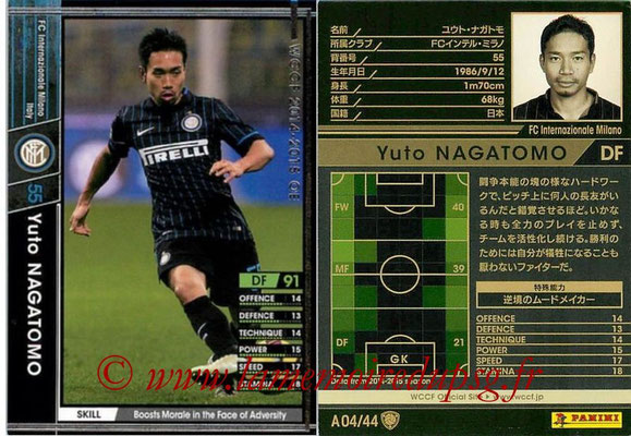 2013-14 - WCCF - N° A04 - Yulo NAGATOMO (FC Inter Milan)