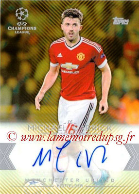 2015-16 - Topps UEFA Champions League Showcase Soccer - N° CLA-MC - Michael CARRICK (Manchester United FC) (Base Autographs Cards)