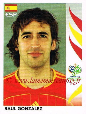 2006 - Panini FIFA World Cup Germany Stickers - N° 545 - Raul GONZALEZ (Espagne)