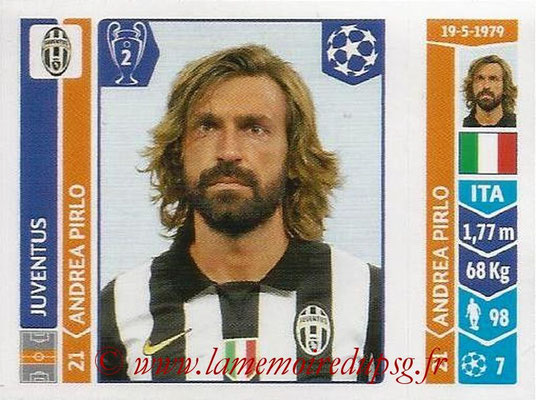 2014-15 - Panini Champions League N° 061 - Andrea PIRLO (Juventus Turin)