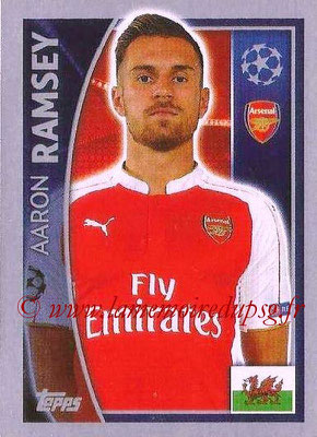 2015-16 - Topps UEFA Champions League Stickers - N° 400 - Aaron RAMSEY (Arsenal FC)