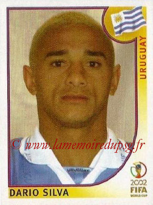 2002 - Panini FIFA World Cup Stickers - N° 077 - Dario Silva (Uruguay)