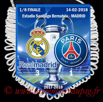 Fanion Real Madrid-PSG  2017-18