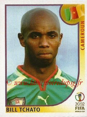 2002 - Panini FIFA World Cup Stickers - N° 373 - Bill TCHATO (Cameroun)