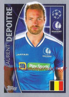 2015-16 - Topps UEFA Champions League Stickers - N° 546 - Laurent DELPOITRE (KAA Gent)